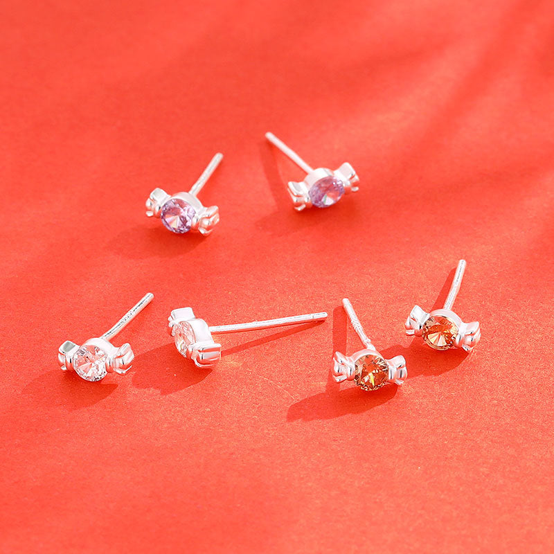 Design Niche Style Sweet Candy Color Earrings