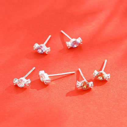Design Niche Style Sweet Candy Color Earrings