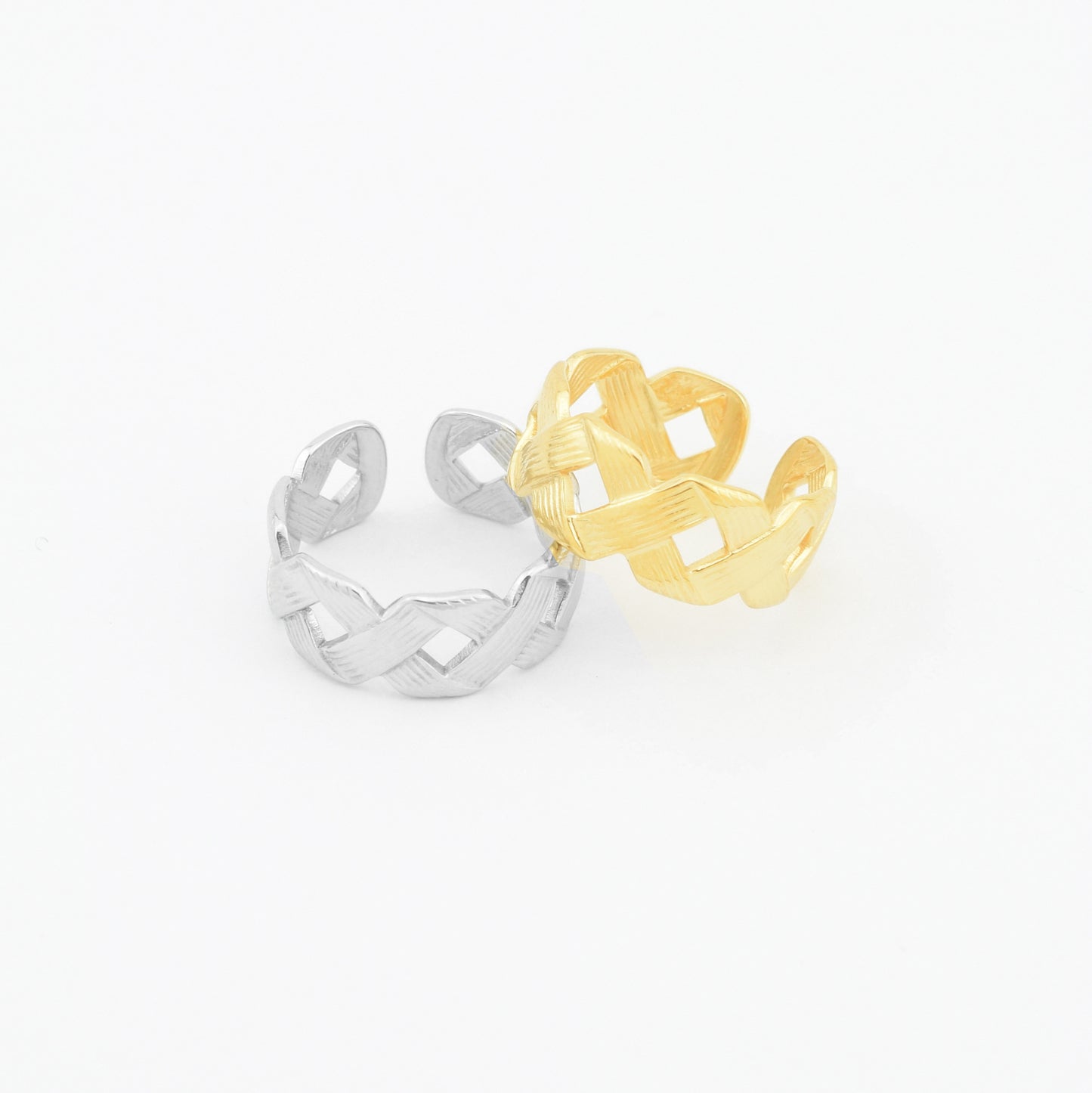 Women's Simple Stainless Steel Ornament Personality Trendy Rings