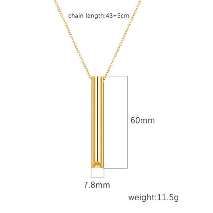 Steel Vacuum Plating Three-dimensional Minority Fashion Pendants