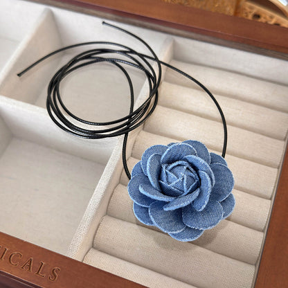 Women's Flower Collar Light Luxury Minority Neck Accessories Sweet Cool Necklaces