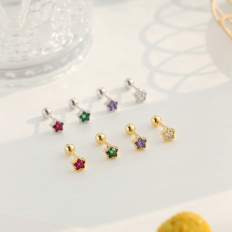 Micro Inlaid Zircon No Need To Take Off Earrings