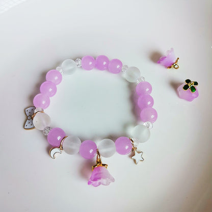 Children's Cartoon Beaded Cute Sweet Princess Style Bracelets