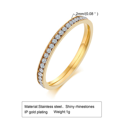 Women's Personalized Simple Style Fine Inlaid Zircon Bracelets