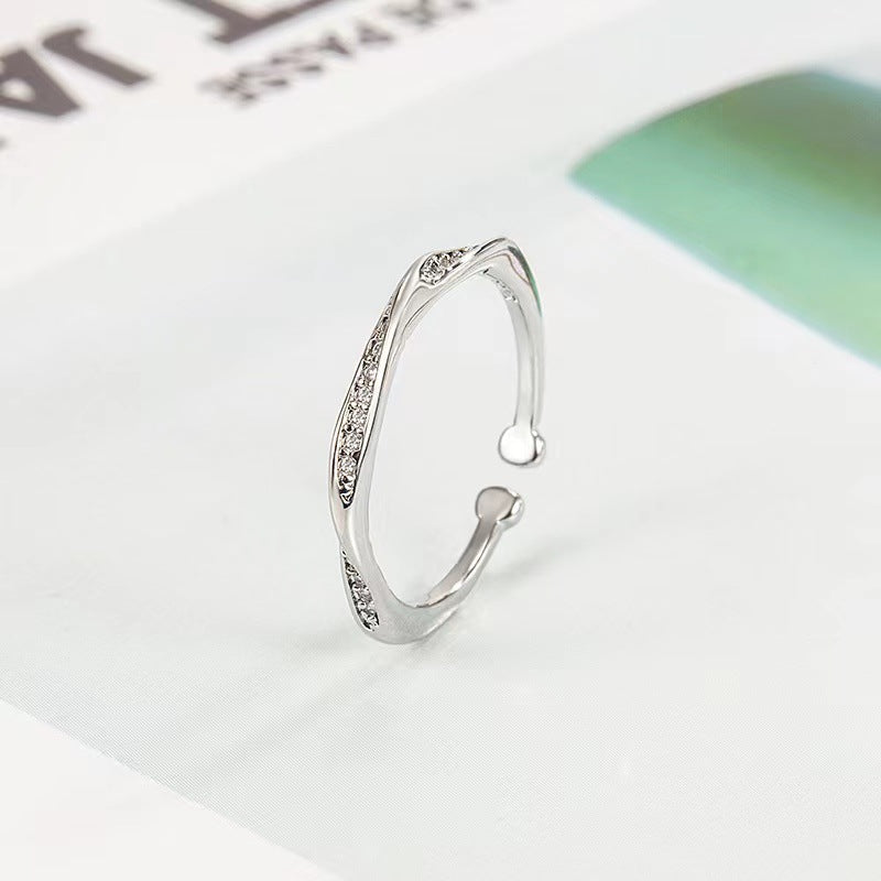 Female Design Niche Fashion Personality Adjustable Rings