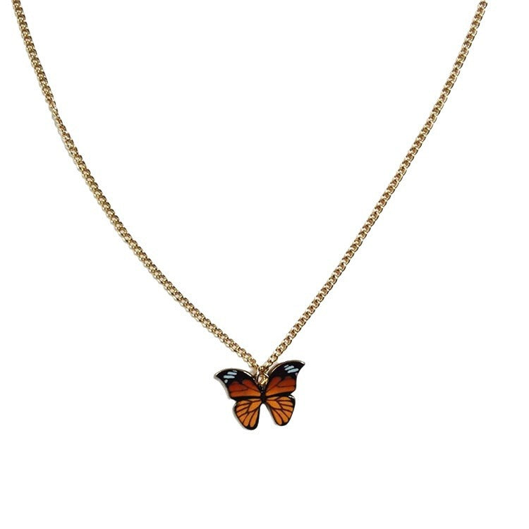 Bohemian Butterfly Accessories Style Simple Clavicle Necklaces