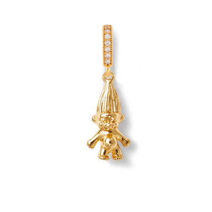 Elf Brass Gold Plated Long Hair Pendants