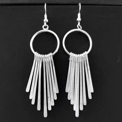 Style Elegant Handmade Retro Easy Matching Miao Earrings