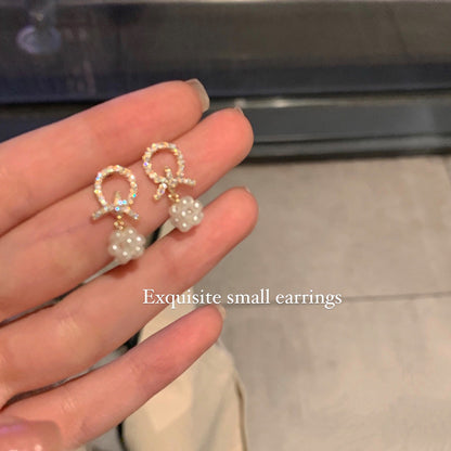 Asymmetric Rabbit Flower Mori Creative Design Earrings