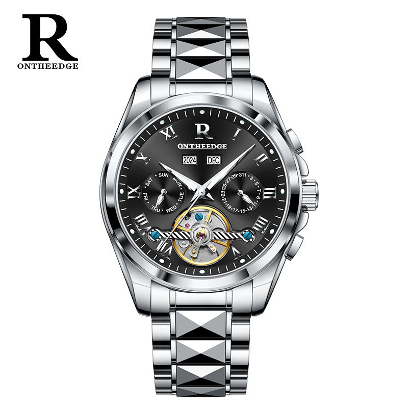 Men's Swiss Famous Watch Automatic Hollow Pure Mechanical Watches