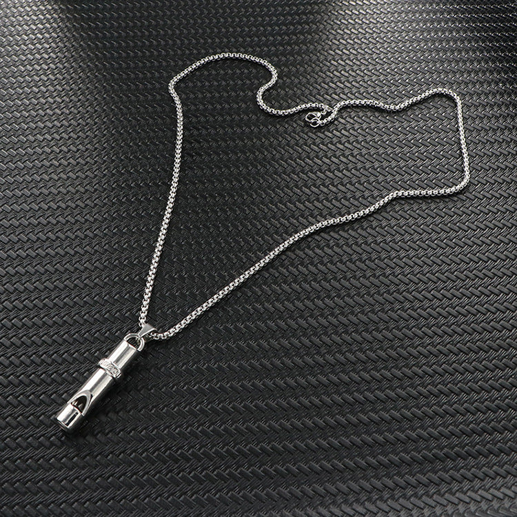 Women's & Men's Whistle Fashion Simple Cold Style Long Necklaces