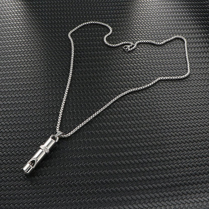 Women's & Men's Whistle Fashion Simple Cold Style Long Necklaces