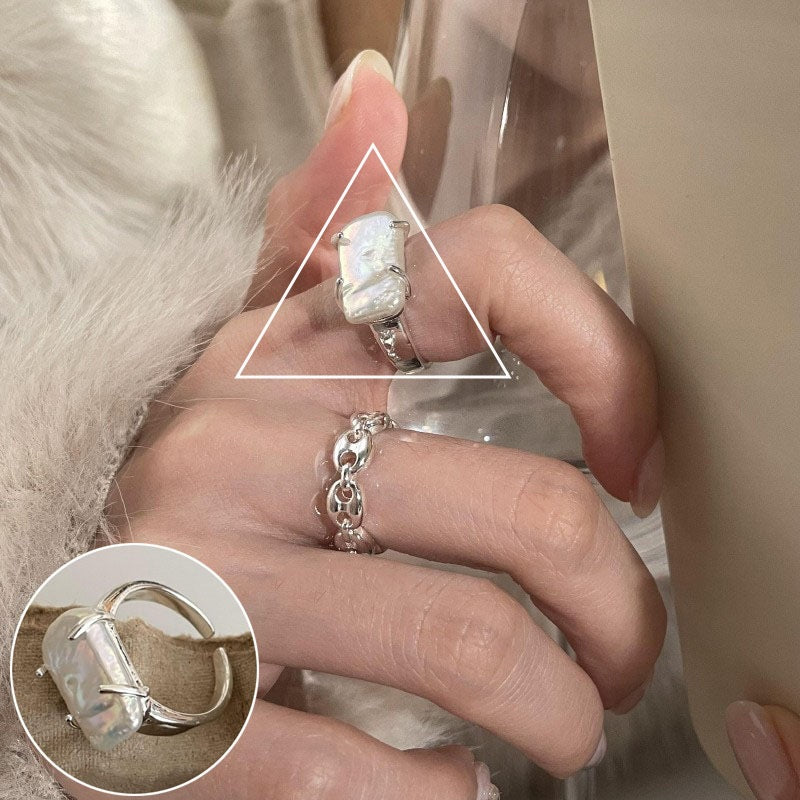 Offer Open Female Retro Fashion Twin Rings