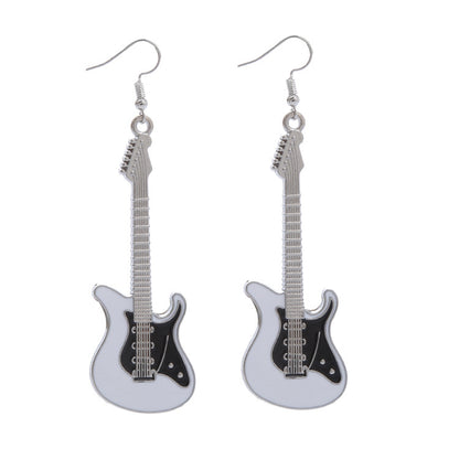 Guitar Vintage Renaissance Music Festival Small Earrings