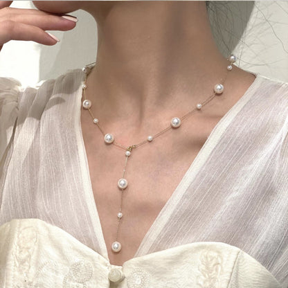 Pearl Clavicle Chain Lady Temperamental Can Necklaces