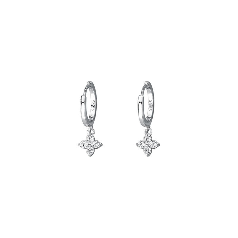 Clip Korean Style Niche Temperament Simple Earrings