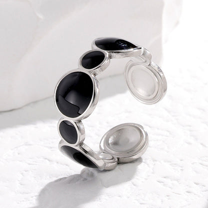 Women's Stainless Steel Drip Niche Bag Simple Rings