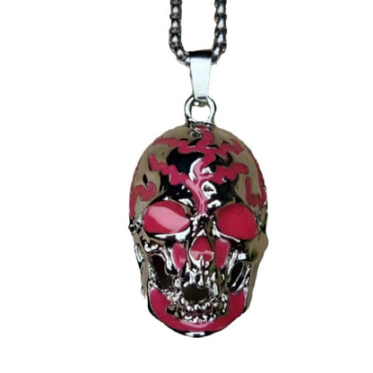 Men's Glowing Skull Long Hip Hop Noctilucent Pendants