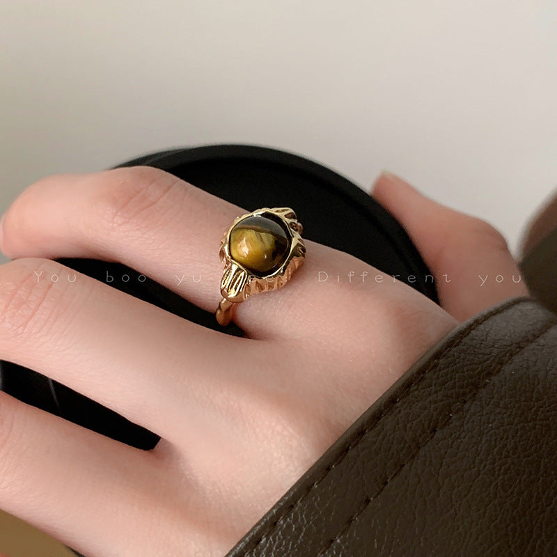 Open Female High Sense Niche Design Fashionable Index Rings