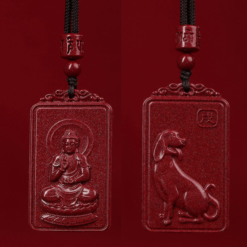 Women's & Men's Zodiac Dragon Patron Year Of Birth Buddha Life Necklaces