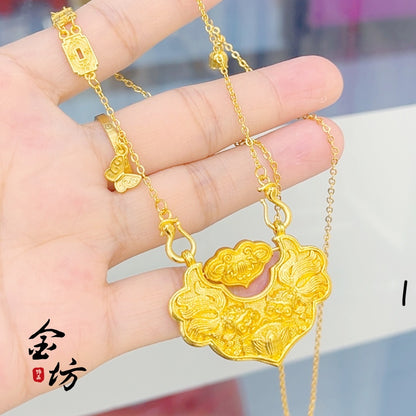 Law Alluvial Gold Rotating Fancy Carp Pendants