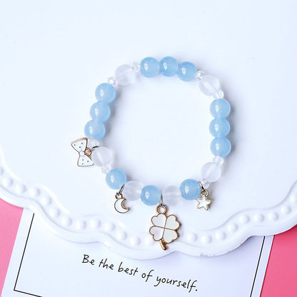 Korean Style Graceful Cute Crystal String Bracelets