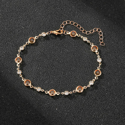 Fashion Ornament Inlaid Gemstone Personalized Accessories Colorful Bracelets