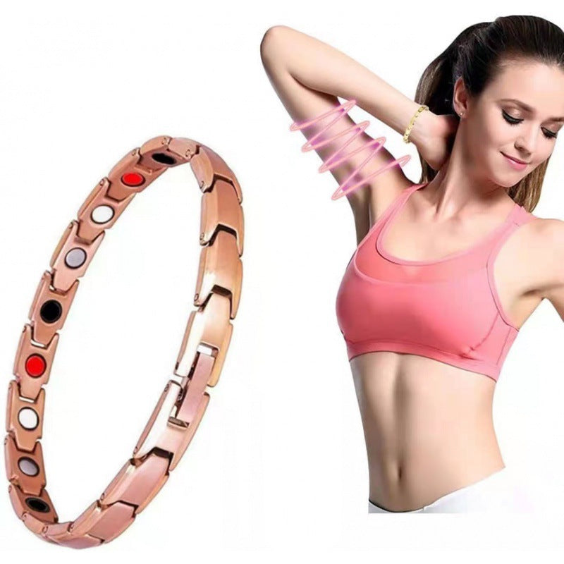 Women's Magnetic Therapy Magnet Retro Creative Ornament Bracelets