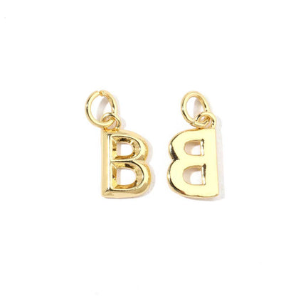 Real Gold Color Retaining English Letter Female Necklaces