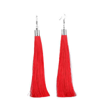 Korean Exaggeration Long Stage Performance Temperament Earrings