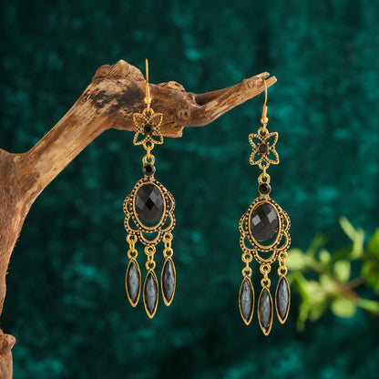 Your Ethnic Style Pattern Jeweled Clothing Earrings