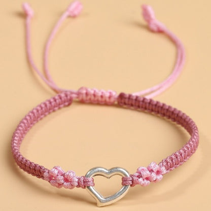 Women's Woven Adjustable Friend Gift Stainless Steel Bracelets