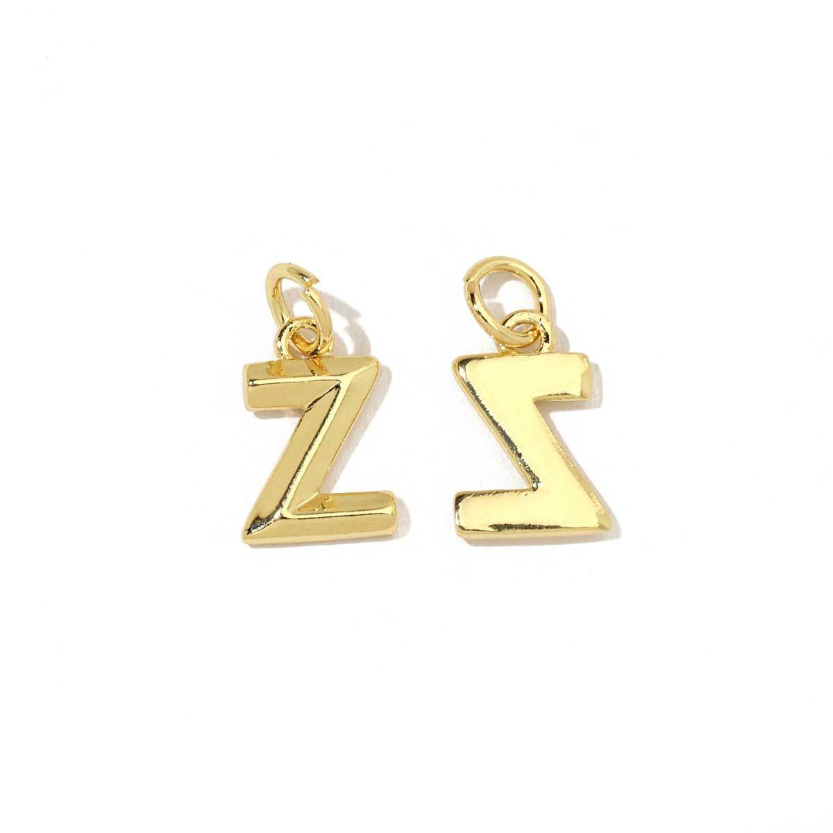 Real Gold Color Retaining English Letter Female Necklaces