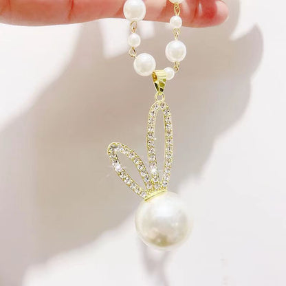 Series Set Handmade Pearl Tassel Long Necklaces