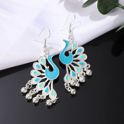 Retro Imitation Miao Sier Minority Tourist Earrings