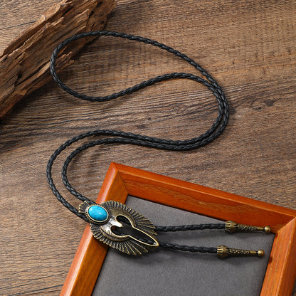 Alloy Accessories Turquoise Bolo Tie Western Necklaces