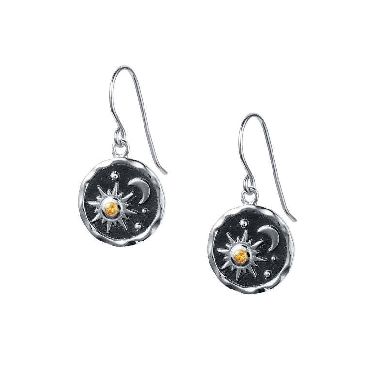 Versatile Fashion Hot Sun Moon Ornament Earrings