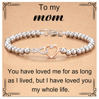 For Ladies Steel Ball Infinite Love Bracelets