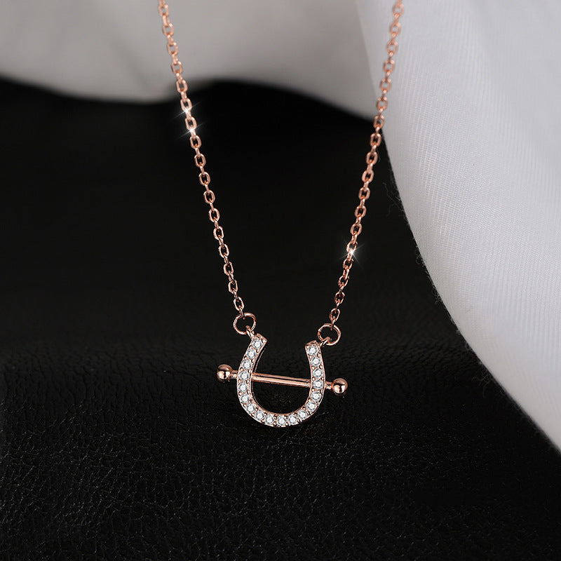 Bar Minimalist Design Niche Temperament Female Clavicle Chain Necklaces