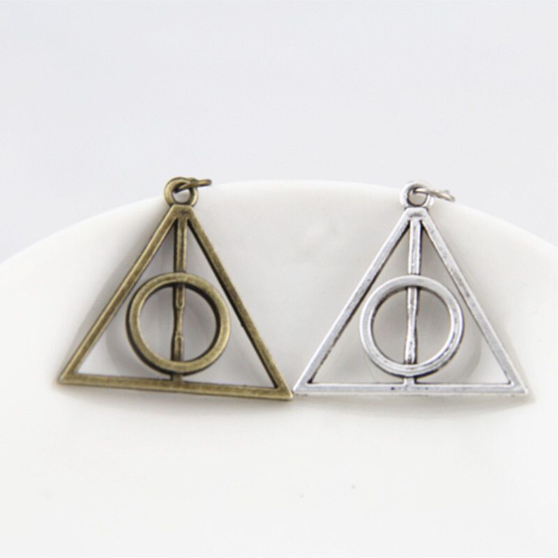 Luna Deathly Hallows Triangle Sweater Chain Necklaces