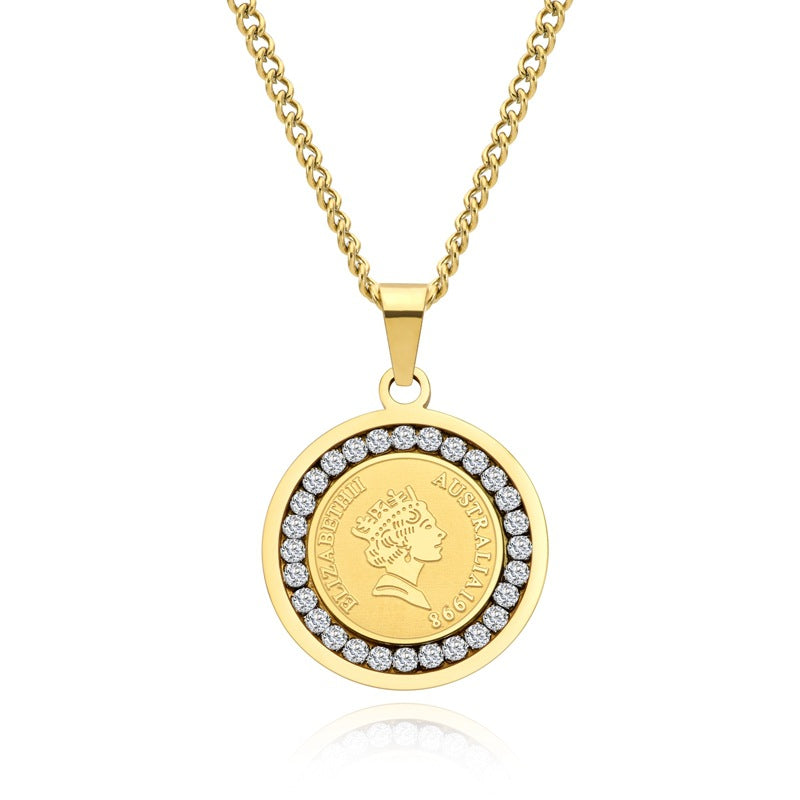 Zircon Virgin Mary Stylish Elegant Trendy Pendants