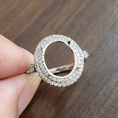 Frame Open Mouth Autumn Copper Alloy Electroplating Sier Rings