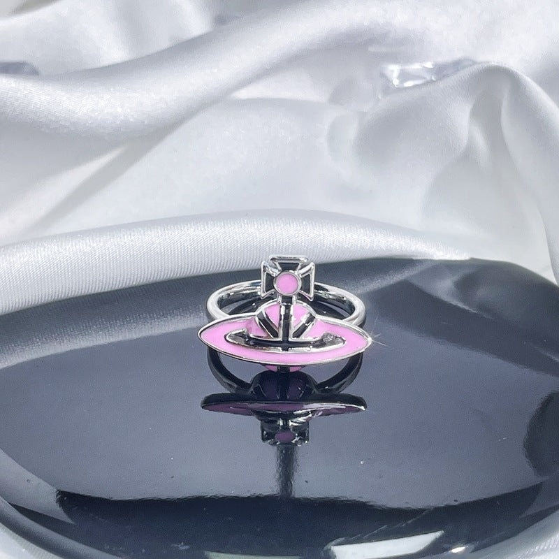 Female Simple Personality Planet Exquisite Versatile Punk Rings