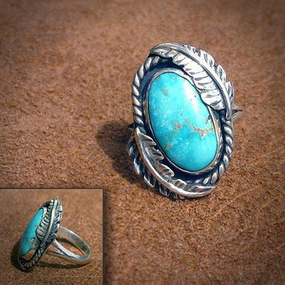 Women's & Men's Vintage Gemstone Turquoise Bridal Wedding Engagement Rings