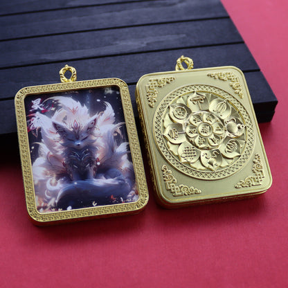 Ethnic Style Golden Fox Previous Life Pendants