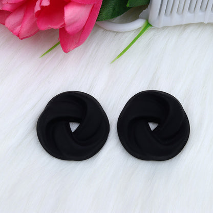 Women's Three-dimensional Spray Paint Fashion Korean Style Earrings