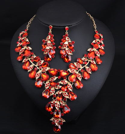 Women's Jewelry Exaggerated Personalized Rhinestone Big Suit Necklaces