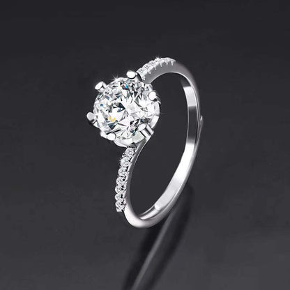 Moissanite Female Live Streaming On Opening Rings