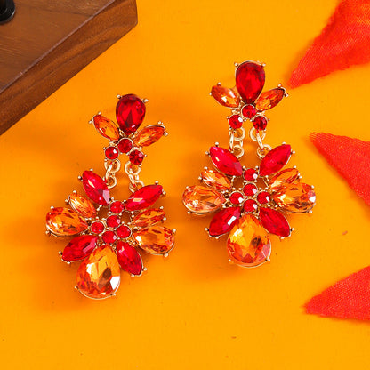 Colorful Christmas Simple Fashionable Elegant Handmade Earrings