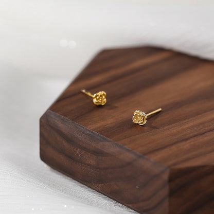 Women's Rose For Niche Design No Need Earrings